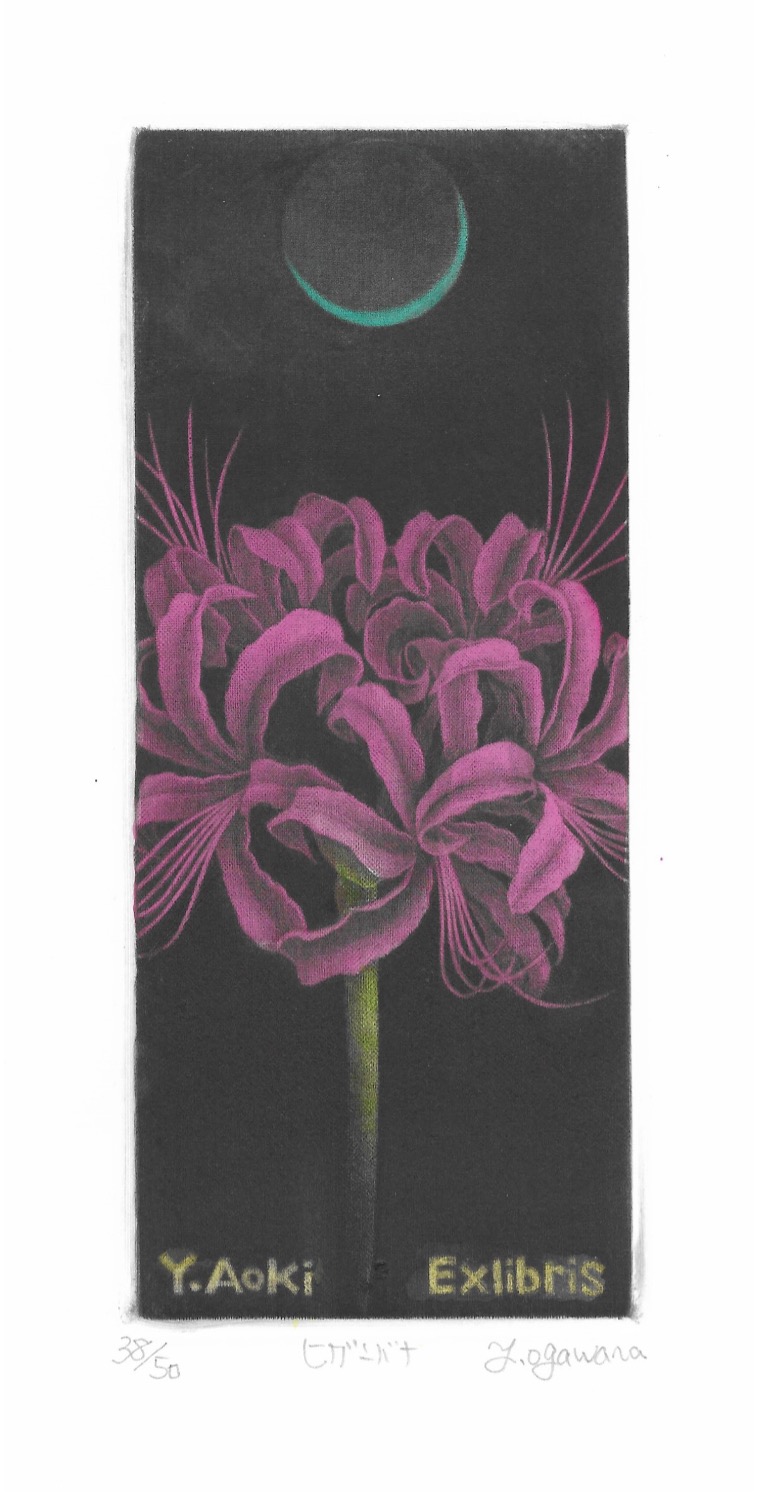 Mezzotint van Yasuo Ogawara (JAP) uit 2024